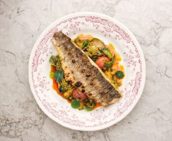 Sea bass Amalfi style