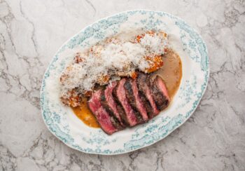 Filet mignon with potatoes