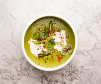 Asparagus and Prosciutto Soup